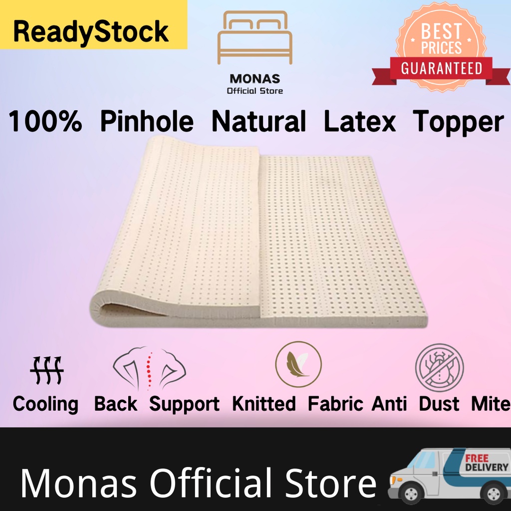 100 Natural Latex Mattress Topper / Latex Topper / Latex Mattress Topper / Pure Latex / Queen