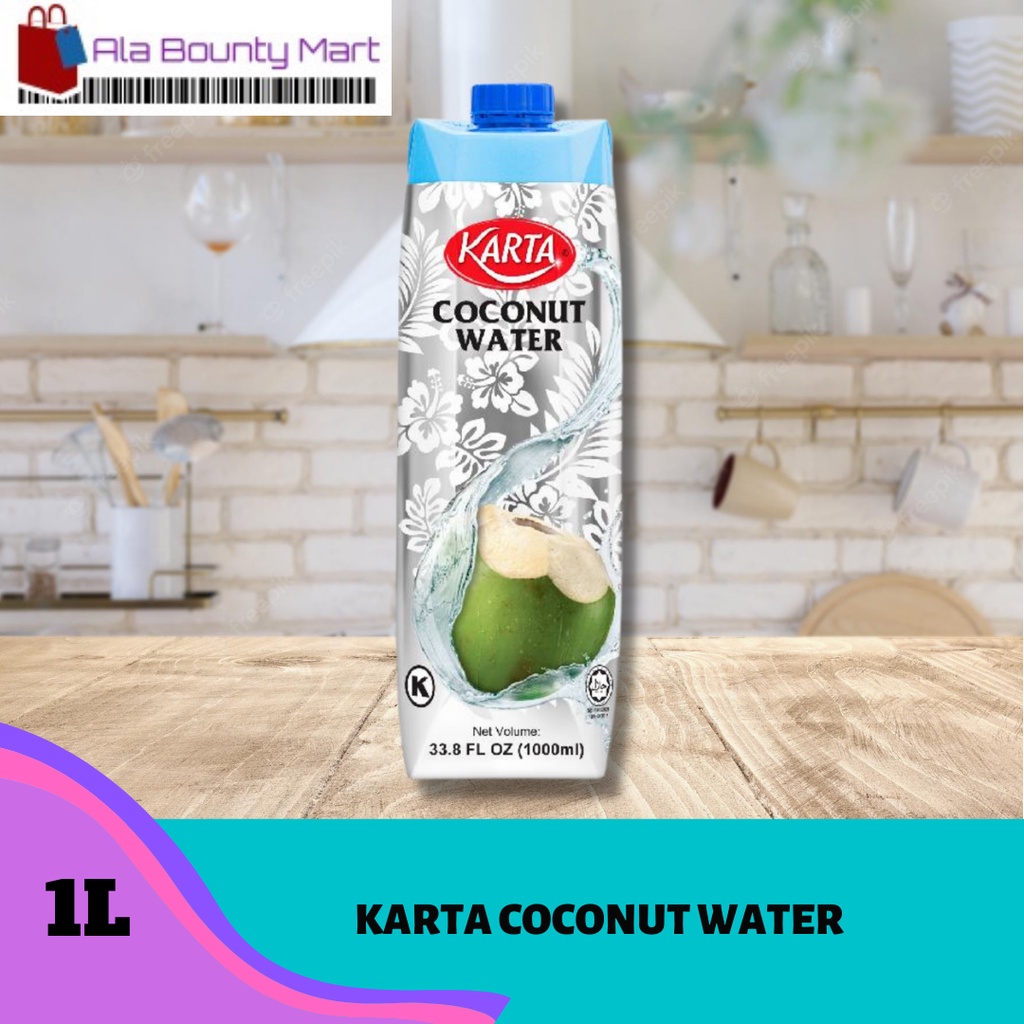 Karta Coconut Water 1L Shopee Malaysia