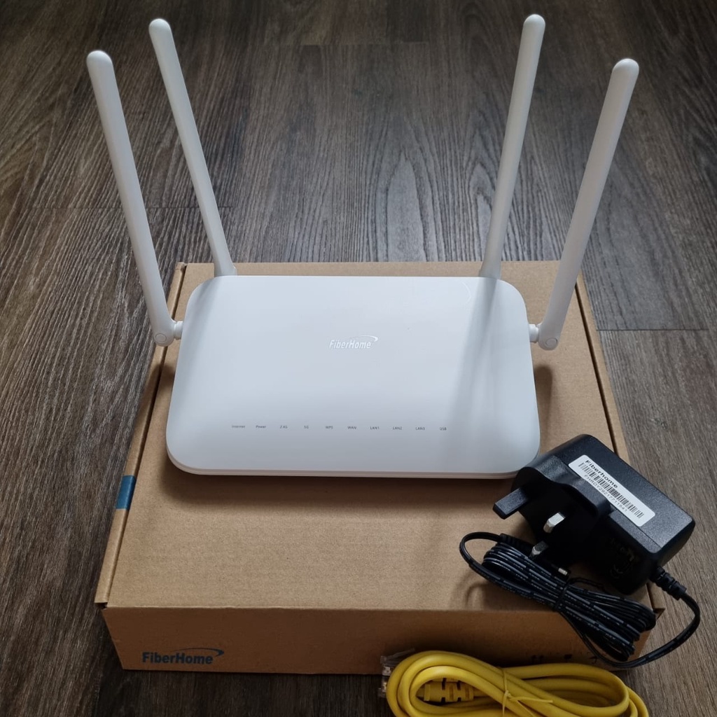 FIBERHOME WIRELESS *RG6* ROUTER SR1041Y WIFI 6 AX1800 WIRELESS ROUTER