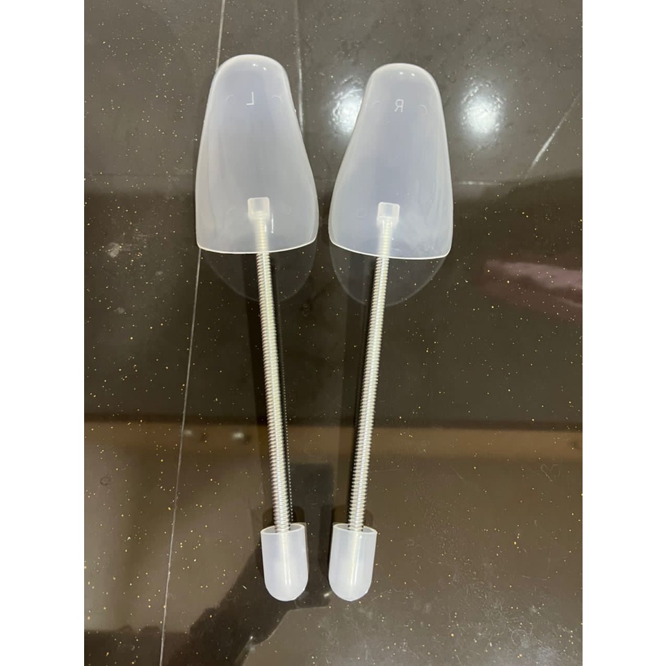 3 Pairs Man Plastic Shoe Tree With Spring ( White ) Shopee Malaysia