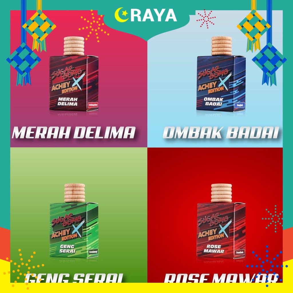Sugarbomb Air Freshener X Achey Edition Shopee Malaysia