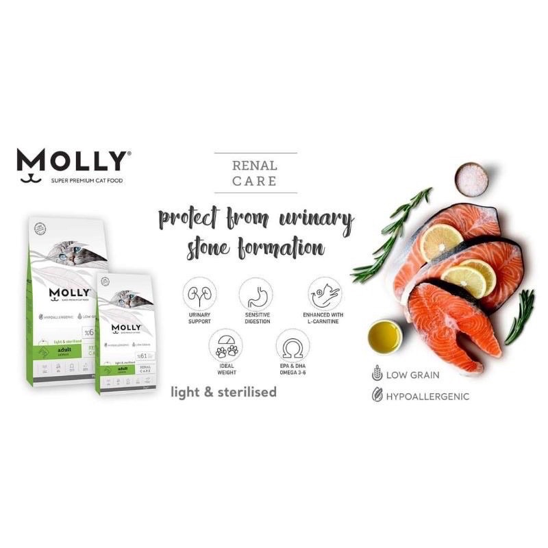 15KG MOLLY SUPER PREMIUM CAT FOOD (MADE IN TURKEY) MAKANAN KUCING