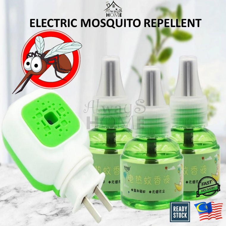 Electric Mosquito Repellent Device & Liquid NonToxic Pregnant Woman