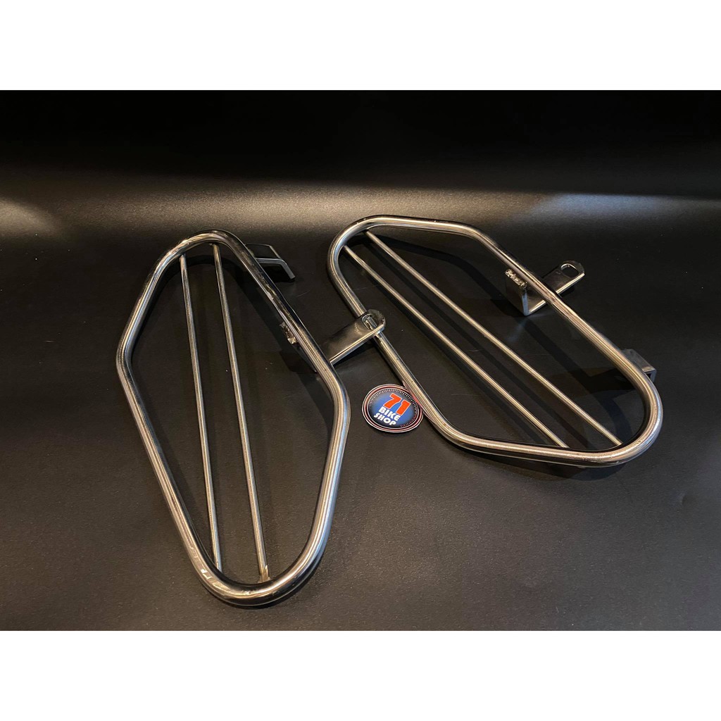 Side rack YAMAHA SR400 SR500 stainless steel Shopee Malaysia