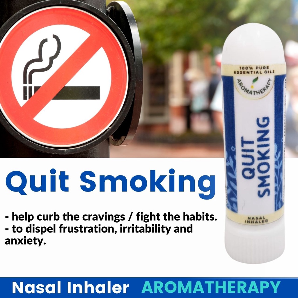 Quit Smoking Aromatherapy Inhaler / 100 Pure and Quality Essential