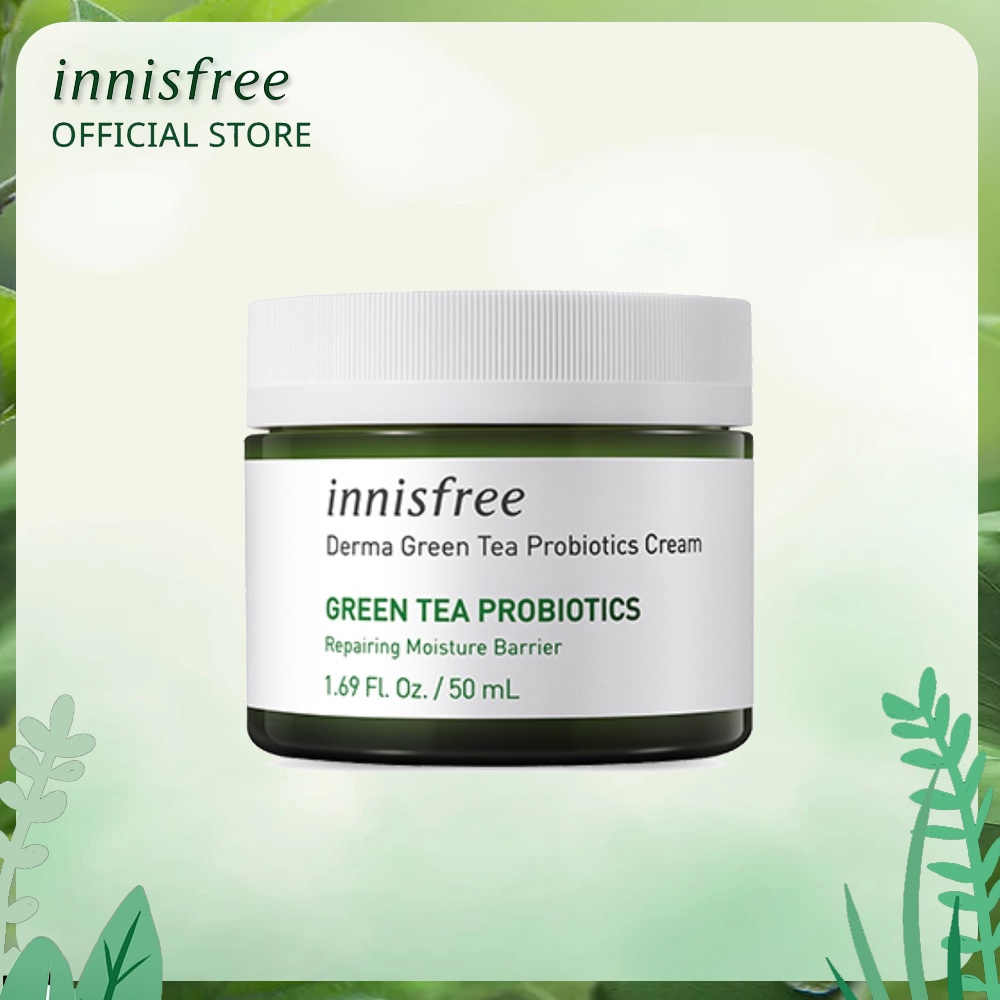 Innisfree Derma Green Tea Probiotics Cream 50ml Shopee Malaysia
