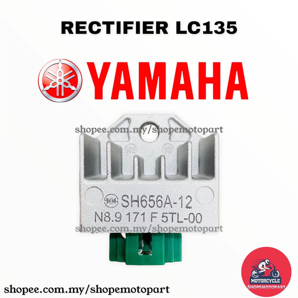 RECTIFIER KATAB YAMAHA LC135 135LC LC 135 V1 V2 V3 V4 V5 V6 V7 Y125ZR