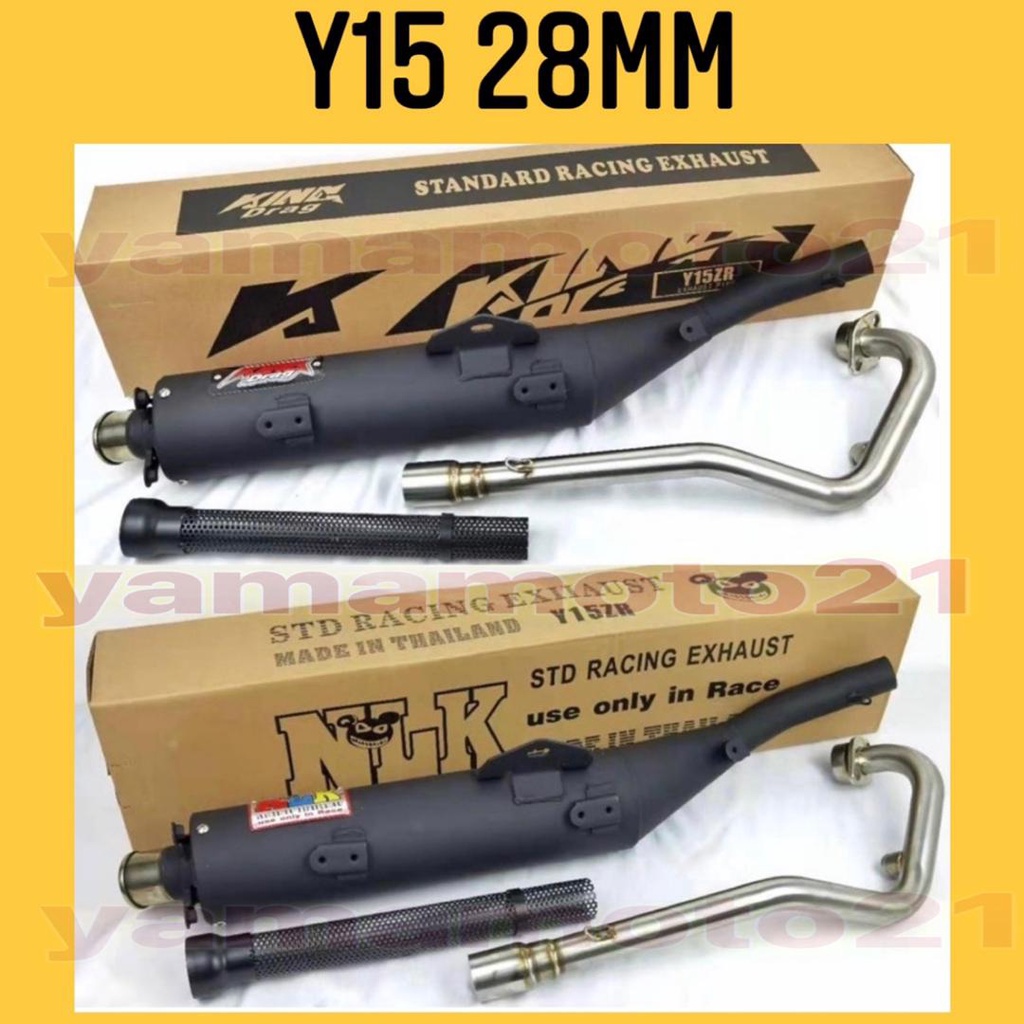 NLK Exhaust Y15ZR Cutting Standard 28mm 32mm NLK Exhaust YAMAHA YSUKU