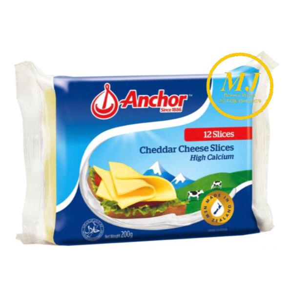 ANCHOR SLICES CHEESE 12 SLICES 200G(HALAL) Shopee Malaysia