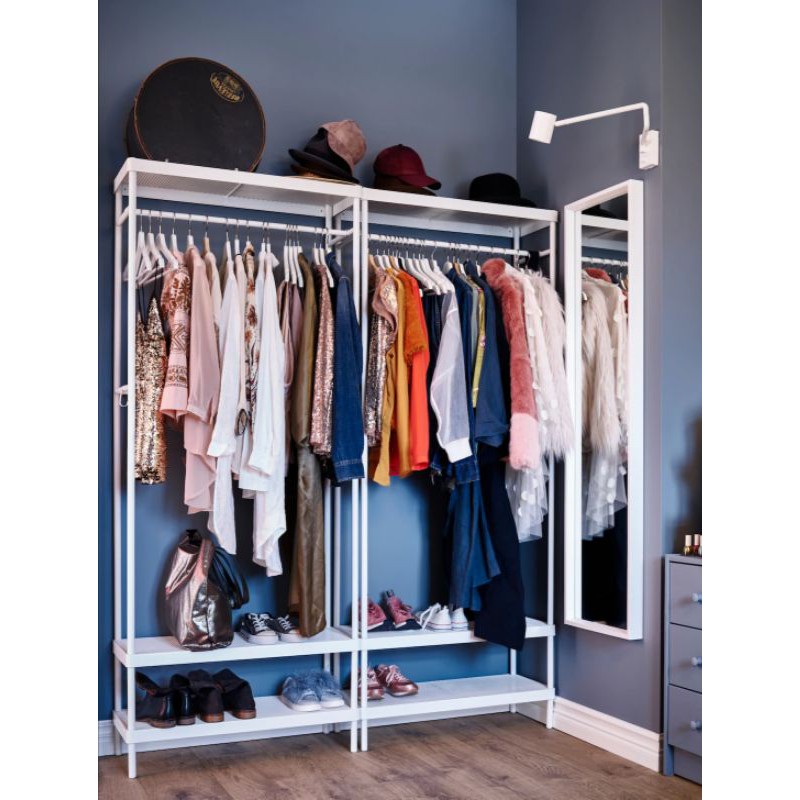 🔥IKEA🔥 MACKAPÄRCoat rack with shoe storage unit, white78x193 cm