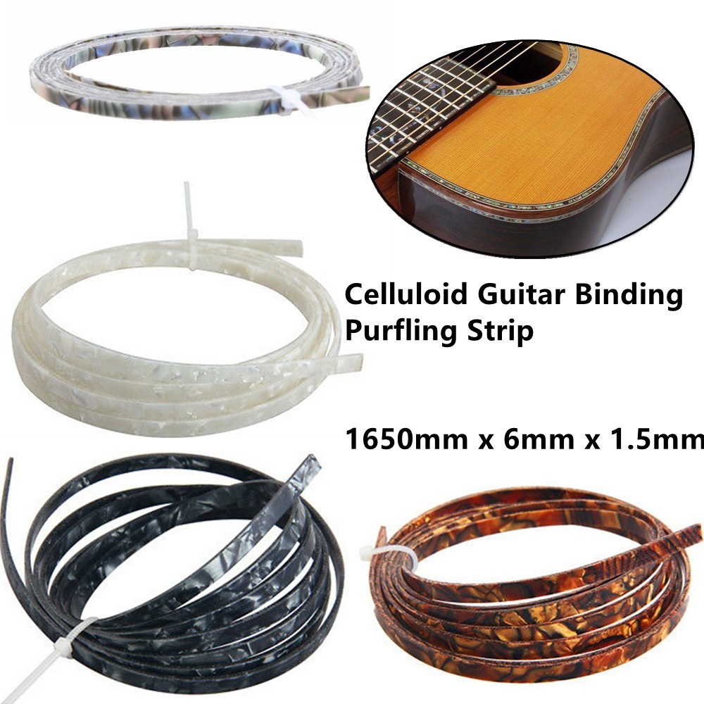 Binding Purfling Strip Acoustic Classical For Celluloid