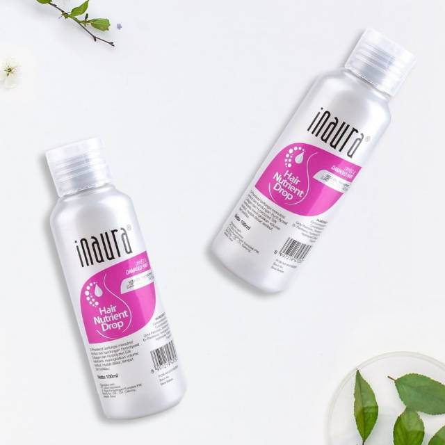 Inaura Hair Nutrient Drop Pink Hair Serum Dry Damaged 100ml Shopee