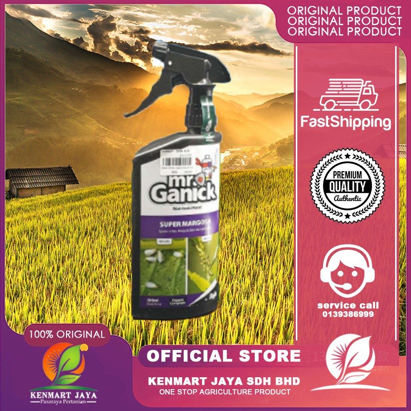 Baba Organic Pesticide Mr. Ganick Super Margosa for Whitefly Aphid