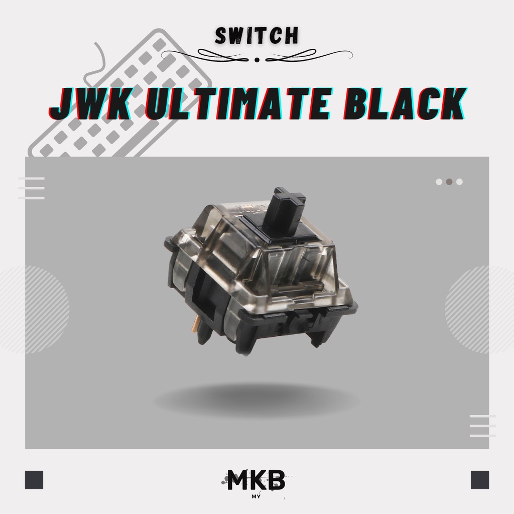 [READY STOCK] JWK Ultimate Black Switches Switch for Mechanical or
