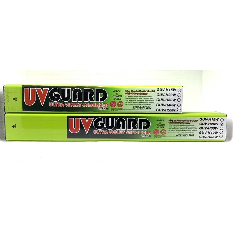 UV GUARD AQUARIUM/POND ULTRA VIOLET STERILIZER UV LIGHT REMOVE ALGAE & FUNGUS KILL 15W, 20W