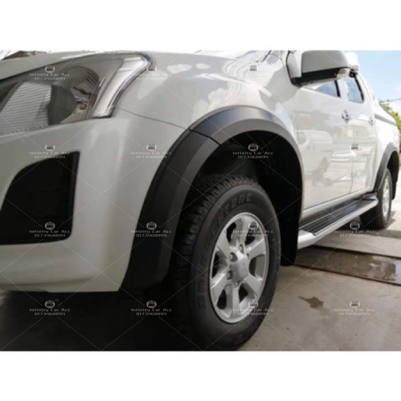 Isuzu Dmax DMax 20132019 Fender Arch Fender Flares 4inch Shopee