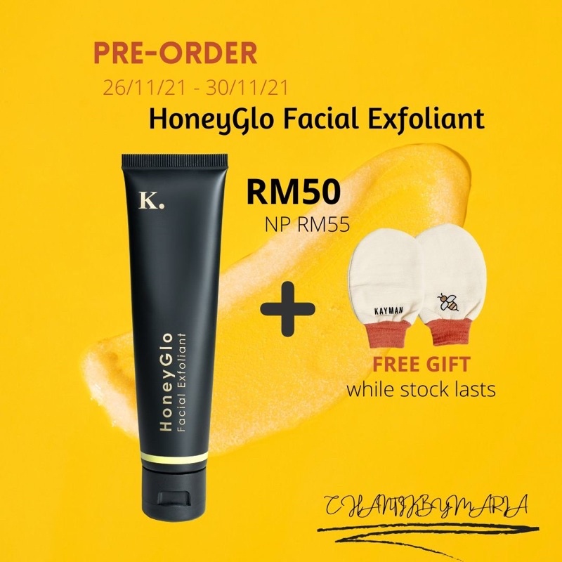 🔥NEW🔥KAYMAN Beauty HoneyGlo Facial Exfoliant Shopee Malaysia