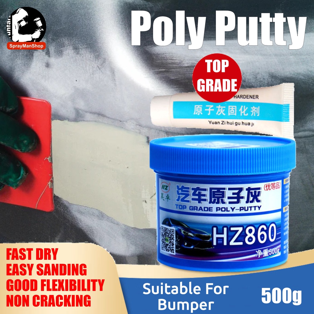 Car Bumper Body Filler Poly Putty Top Grade Polyester Putty Shopee