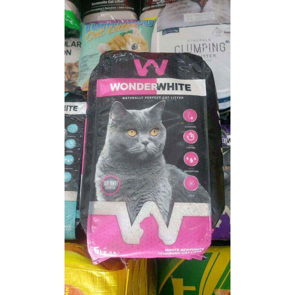 Wonder White Cat Litter 8.5L / 5Kg Pasir Kucing Murah Berkualiti MADE