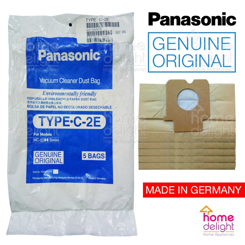 Panasonic Vacuum Dust Bag Filter C2E / Panasonic Paper Bag Type C2E