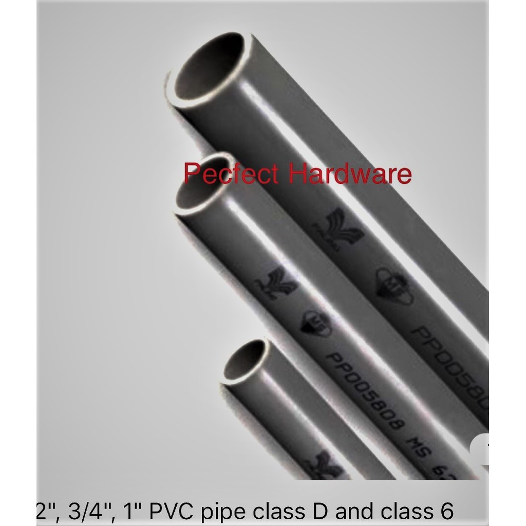 1/2'',3/4'',1''PVC PIPE CLASS D AND BBB,WWW x1 meter Shopee Malaysia