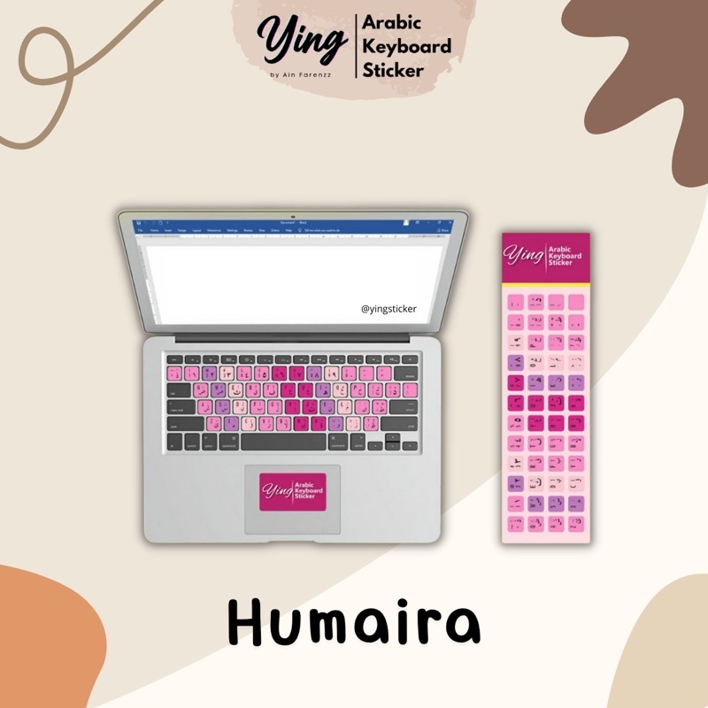 No. 1 in Malaysia Sticker Keyboard Arab Jawi / Arabic Jawi Keyboard