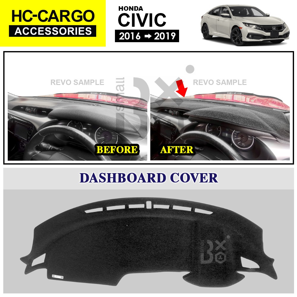 Honda Civic FC 20162021 Dash Mat Dashmat Dashboard Cover 2016 2017