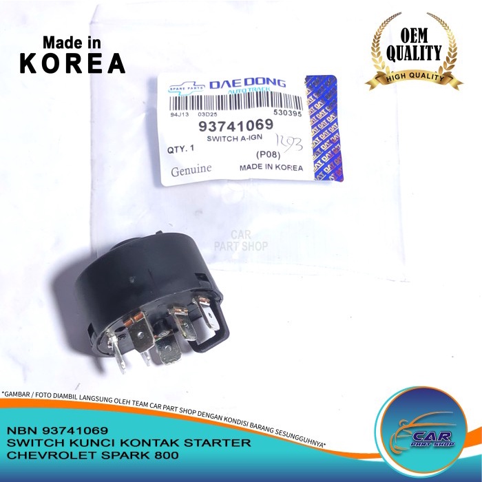 Chevrolet SPARK 800 KOREA STARTER Ignition Key SWITCH Shopee Malaysia