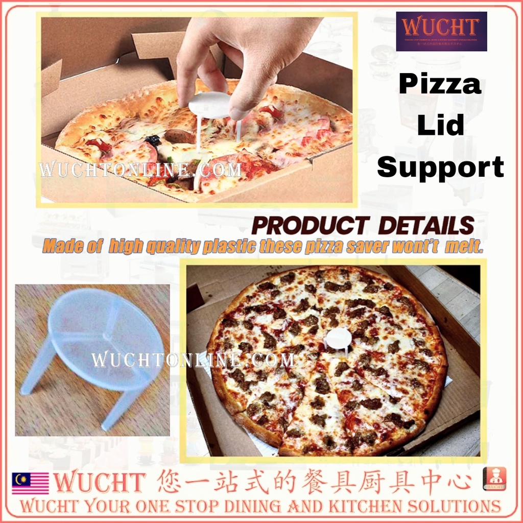 【WUCHT】100 x Disposable Plastic Pizza Stand Pizza Lid Support Saver