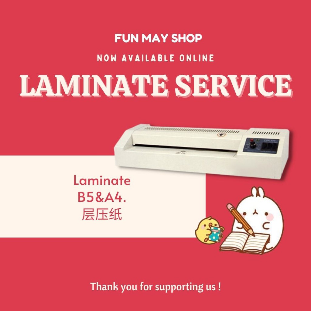 LAMINATE PAPER SERVICE PRINTING SERVICE Shopee Malaysia