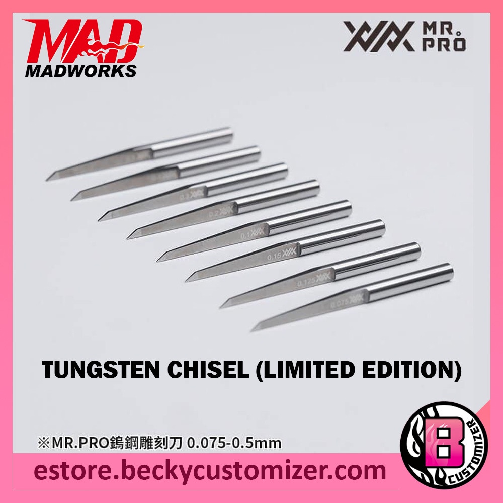 Madworks Mr. Pro Tungsten Chisel (HARDNESS 92.1ra) Shopee Malaysia