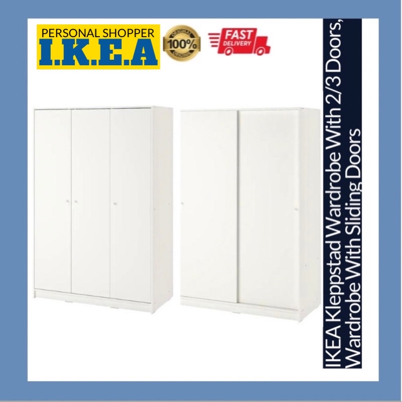 [INSTALLATION SERVICE AVAILABLE] IKEA KLEPPSTAD Wardrobe Sliding Door