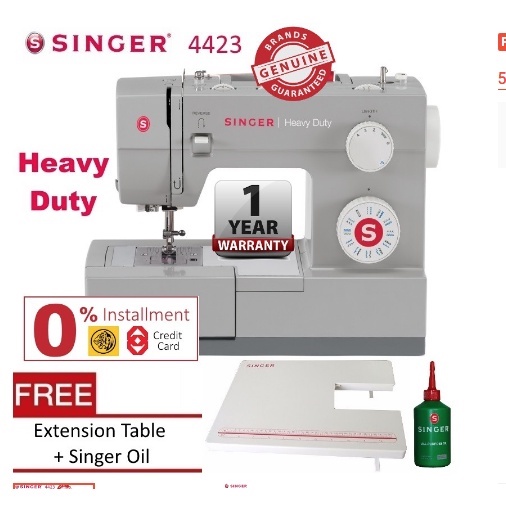 Singer Heavy Duty 4423 Sewing Machine Heavy Duty Metal Frame Free