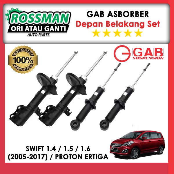 Original GAB Heavy Duty Shock Absorber Proton Ertiga Suzuki Swift 1.4