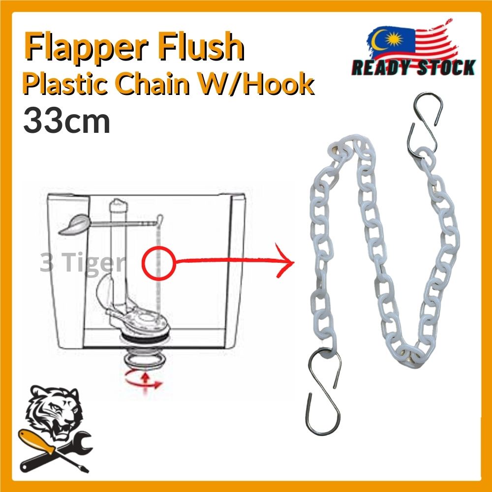 CJ Fish Brand Flapper Flush Valve Chain Flapper Outlet Valve Chain