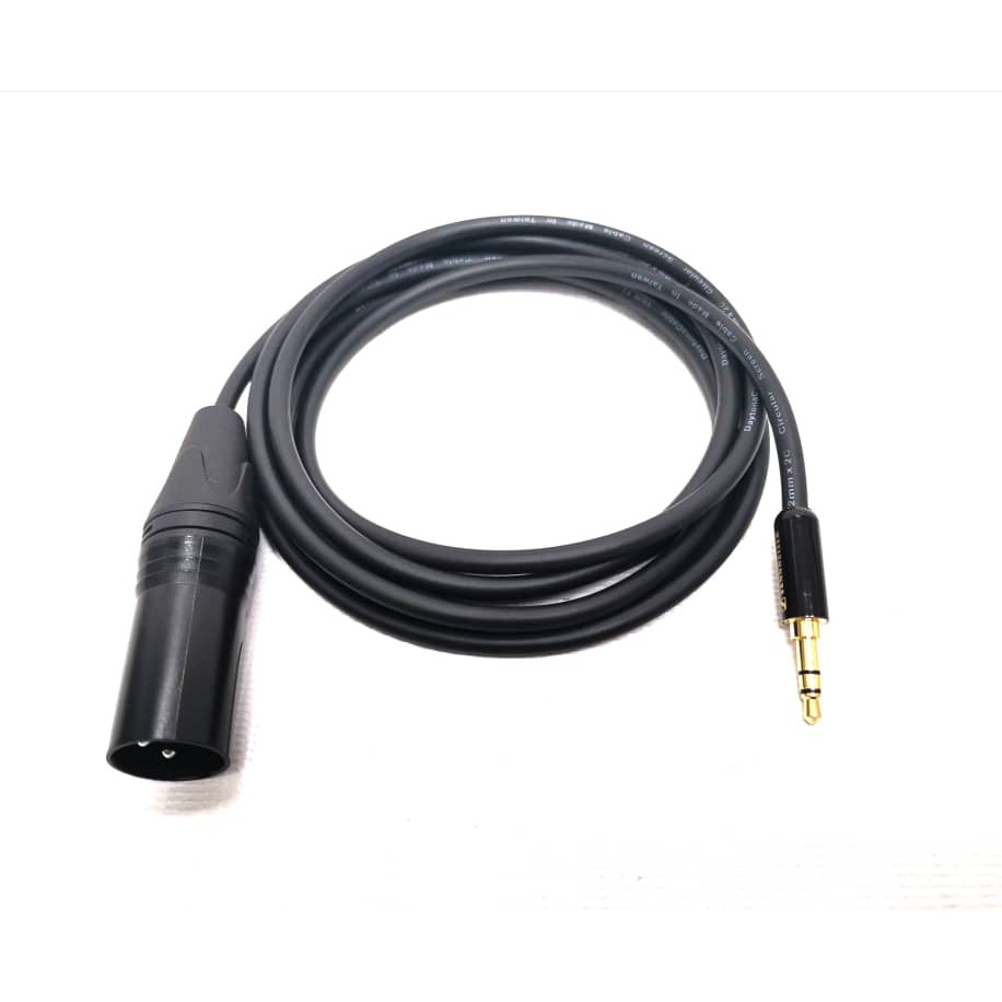 High Quality XLR 3Pin Male to 3.5mm TRS Male Connector (1.5 Meters