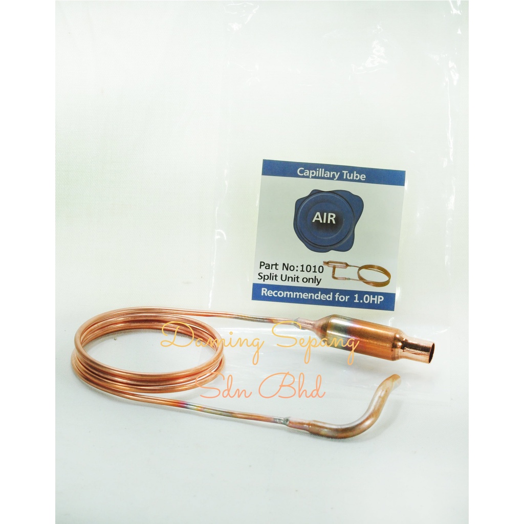 Aircond Capillary Tube c/w Strainer 1.0hp/1.5hp/2.0hp/2.5hp Shopee