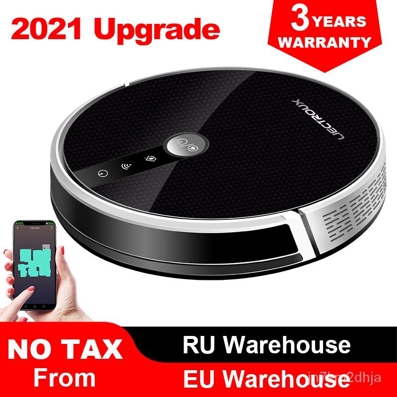 LIECTROUX C30B Robot Vacuum Cleaner Map Navigation,WiFi App,4000Pa
