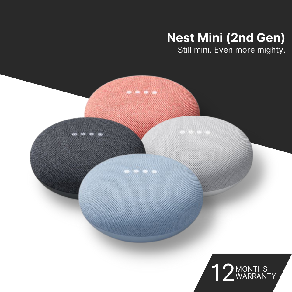 Google Nest Mini Smart Speaker 2nd Generation Google Assistant