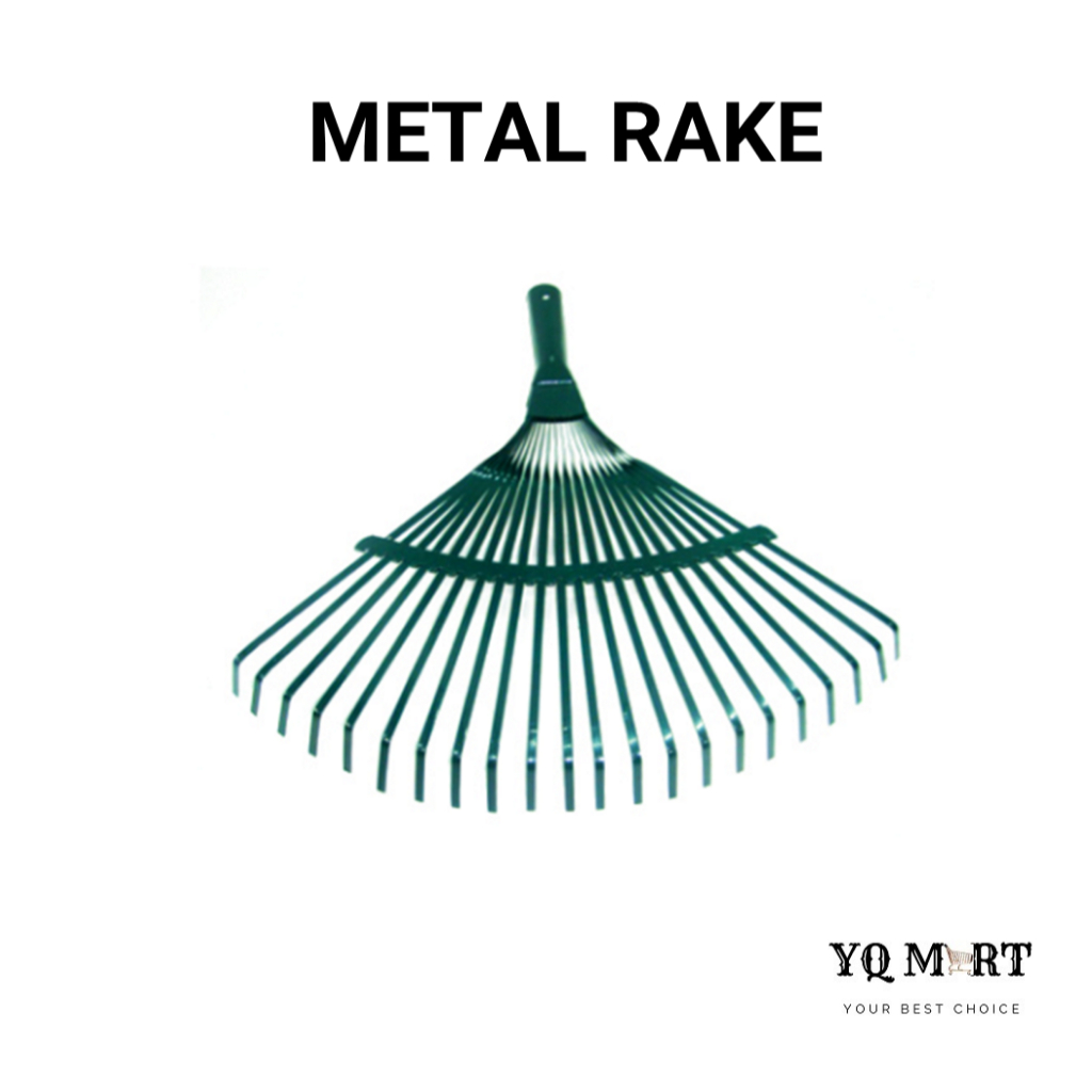 Metal Rake/ Rake/ Pencakar Rumput/ Cakar Rumput Besi Shopee Malaysia