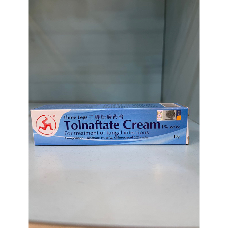 Three Legs Tolnaftate Cream (10g) ( Antifungal ) Shopee Malaysia