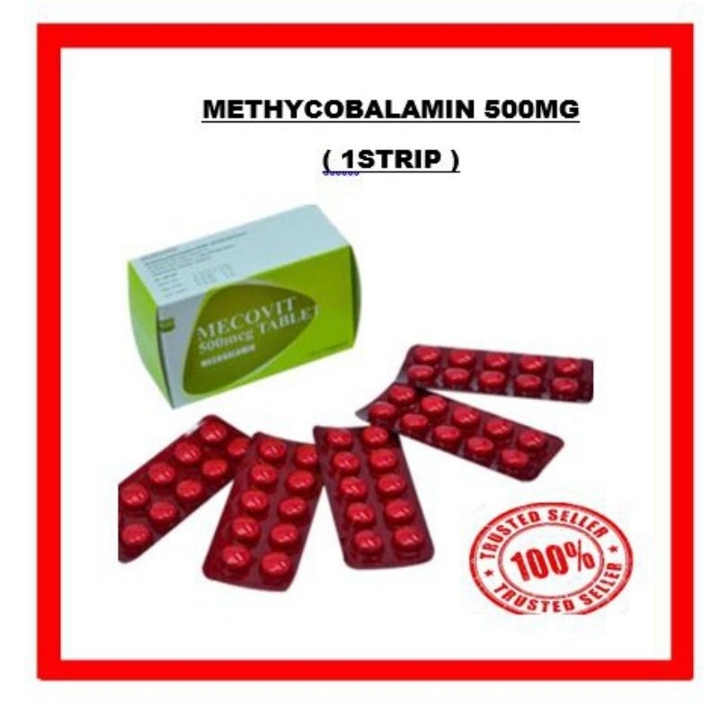 Mecovit Mecobalamin 500mg 1 tablets ( 10 pils ) Shopee Malaysia