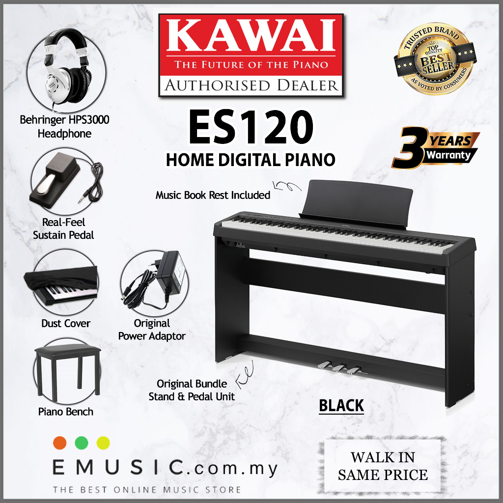 Kawai ES110 88key Digital Piano Home Portable Electric Piano Keyboard