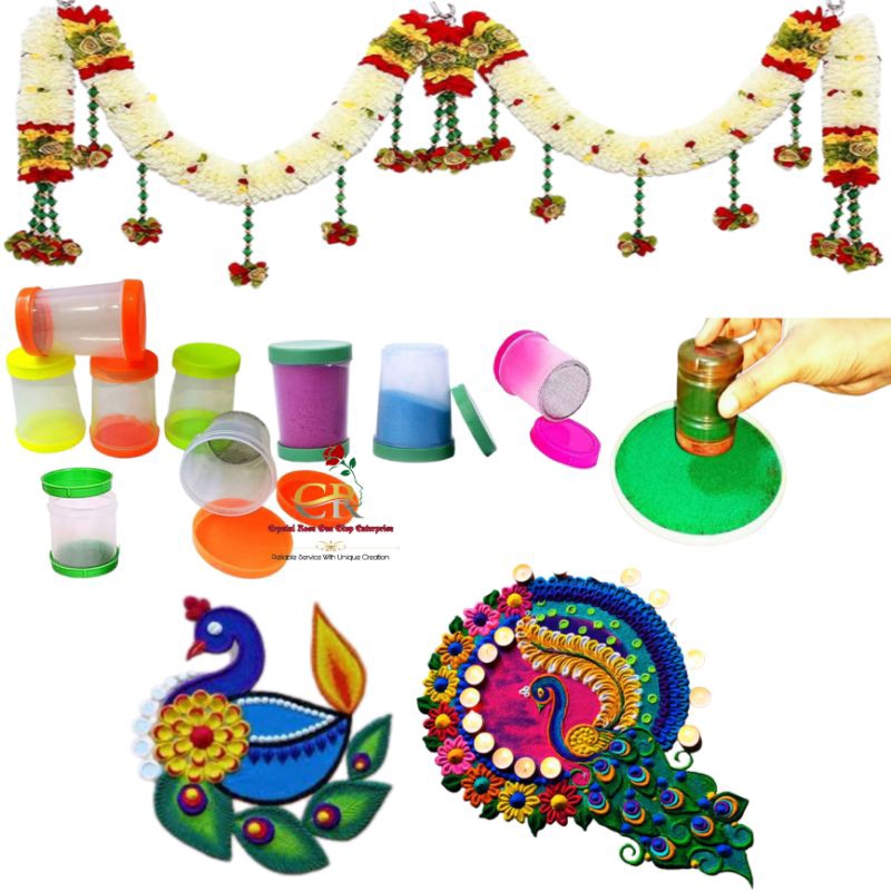 Plastic Rangoli FillerBest Tool For Make Rangoli With Your Own Creativity Shopee Malaysia