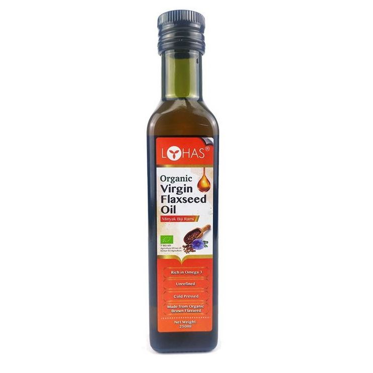Lohas Organic Virgin Flaxseed Oil 250ml Shopee Malaysia
