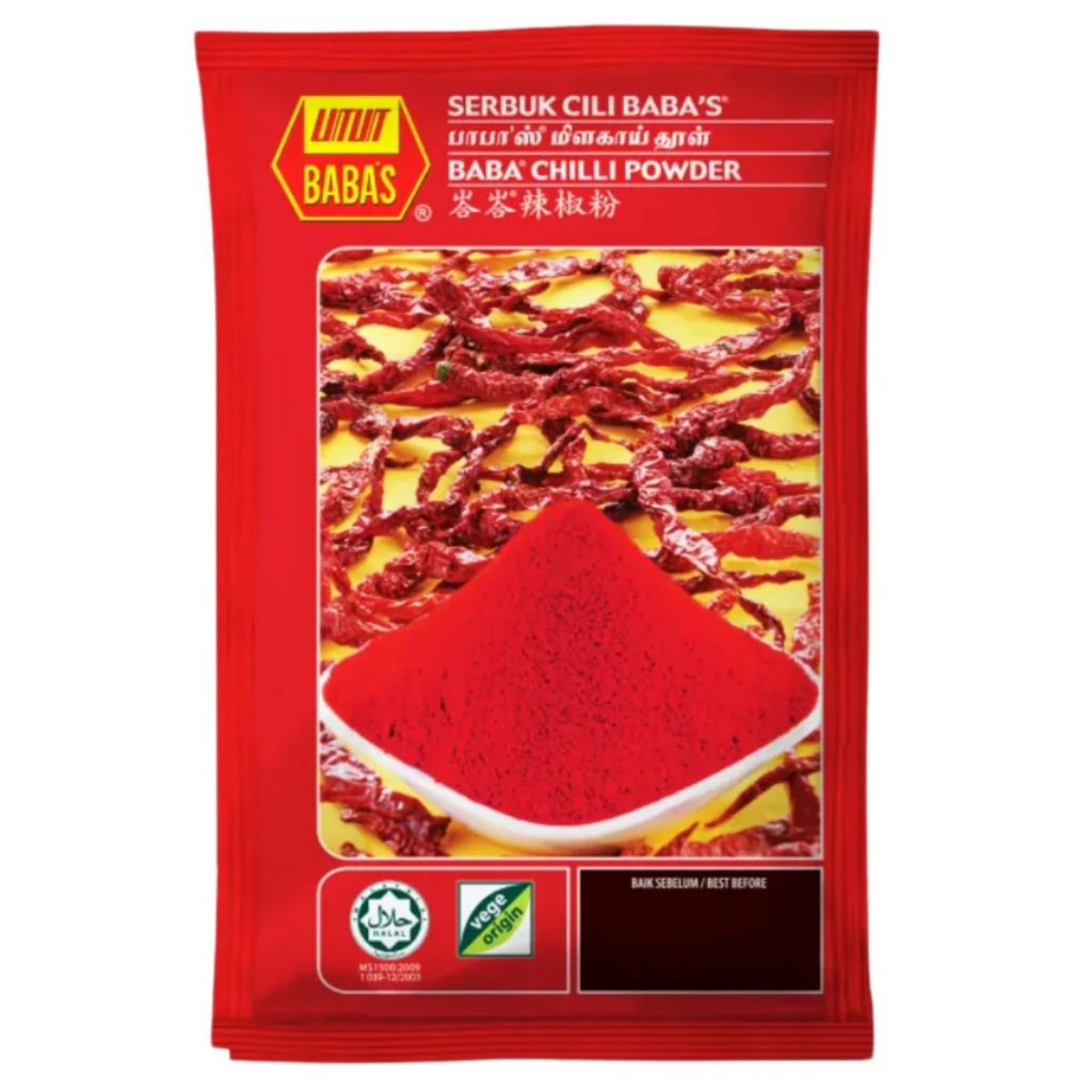 BABAS CHILLI POWDER 125G Shopee Malaysia