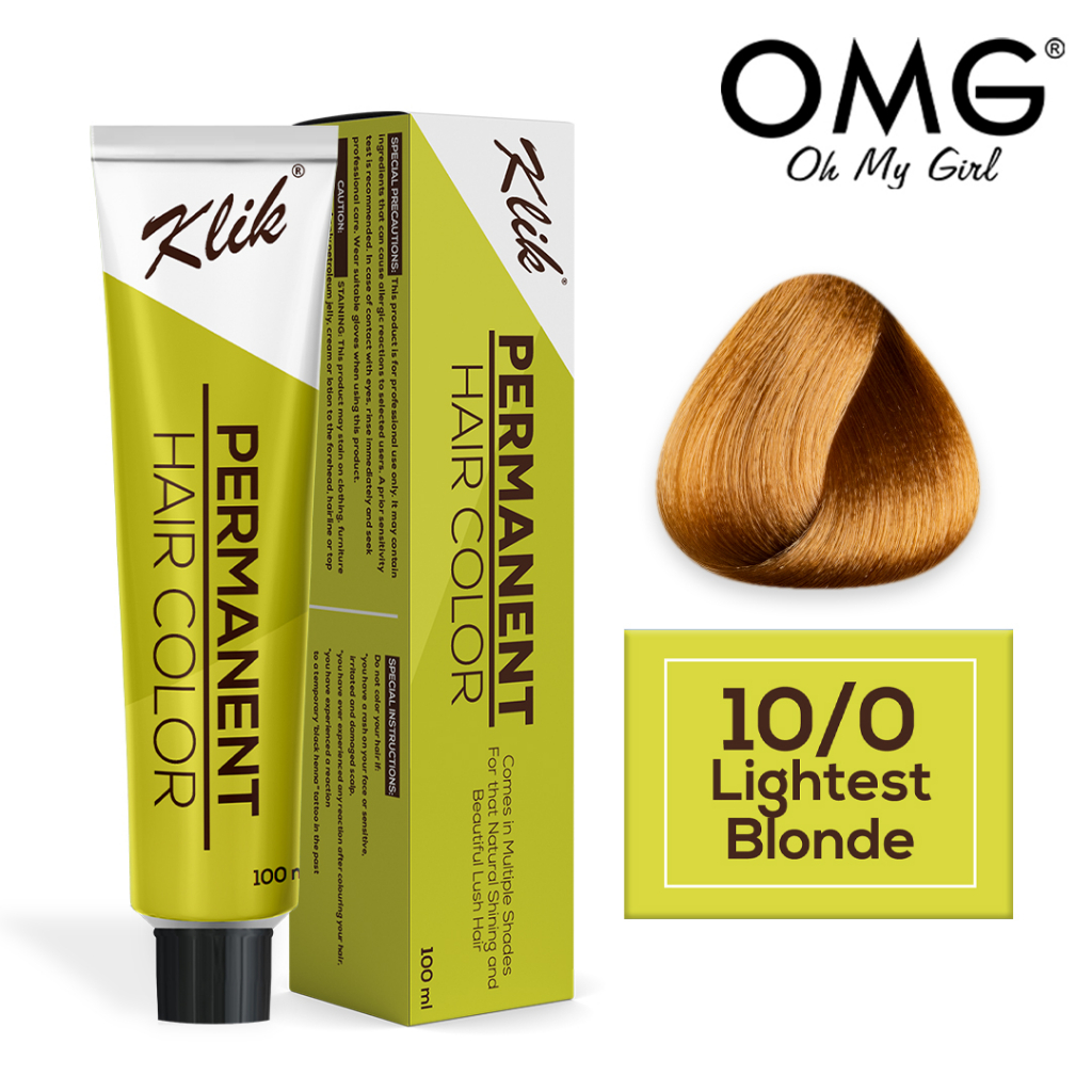 KLIK Permanent Hair Color 100ml Shopee Malaysia