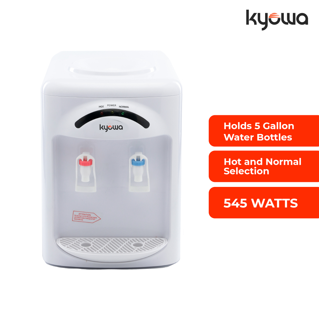 Kyowa Hot and Normal Table Top Water Dispenser (White) KW1503 Shopee