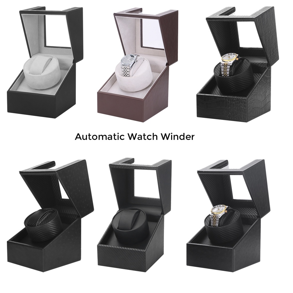 JQUEEN 1+0 Automatical Watch Winder Super Quite Motor Support AC Power