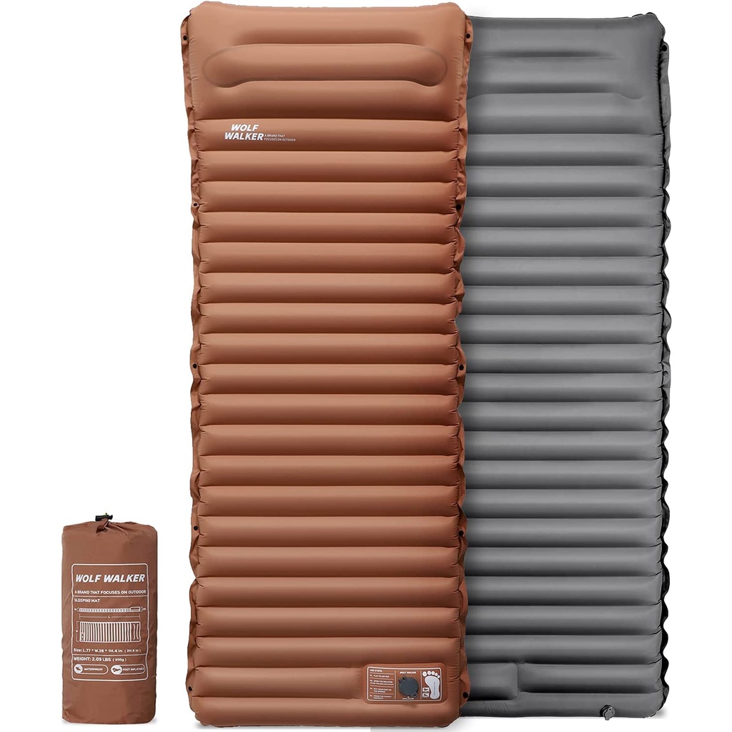 0.9KG Ultralight Selfinflating Air Mattress Widen Sleeping Pad